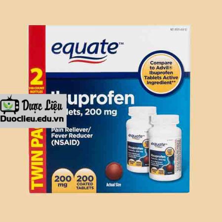 Thuốc Equate Ibuprofen 200mg của Mỹ có thể dùng cho ai và không dùng cho ai?