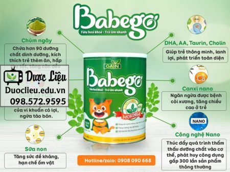 Thành phần sữa Babego