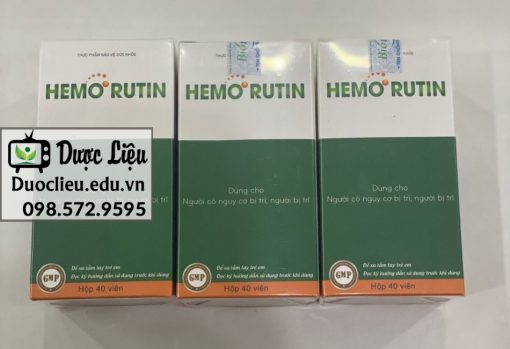 Hemo Rutin là sản phẩm phòng và điều trị bệnh trĩ