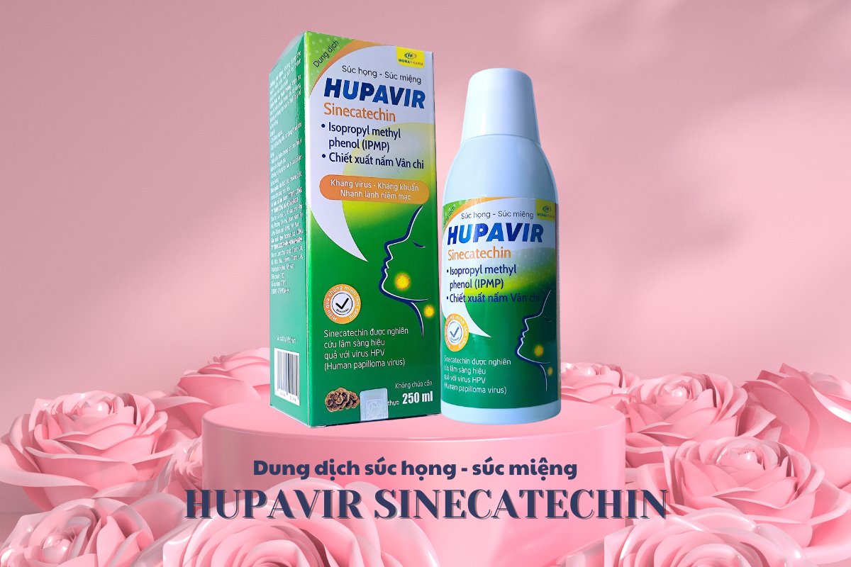 [Review] Dung dịch súc họng - súc miệng Hupavir Sinecatechin dùng như thế nào cho hiệu quả?